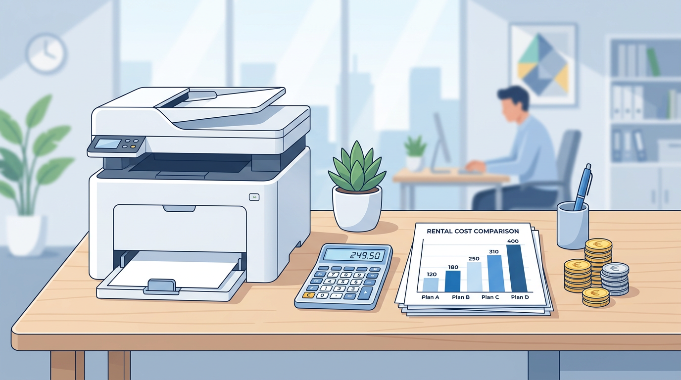 レンタルプリンターの費用比較