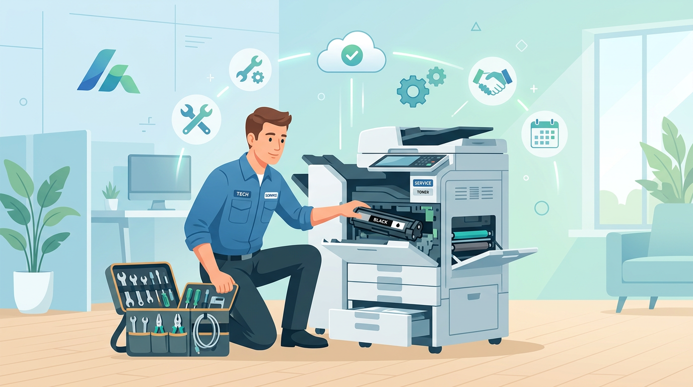 レンタルプリンターの保守・サポート比較