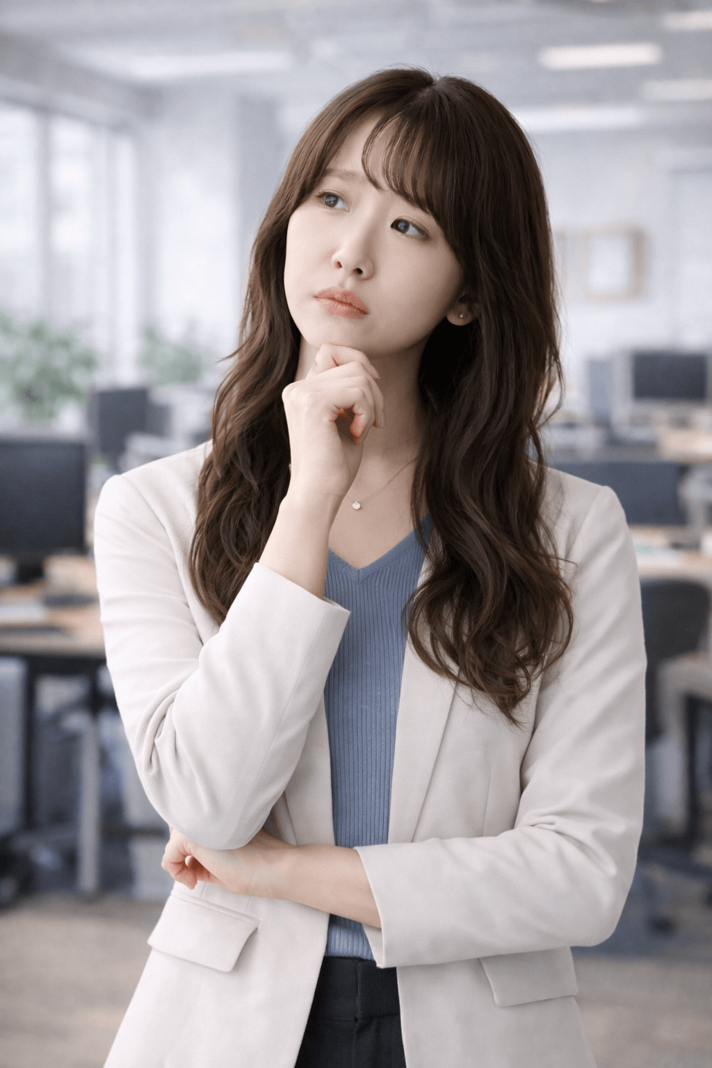 困っている女性